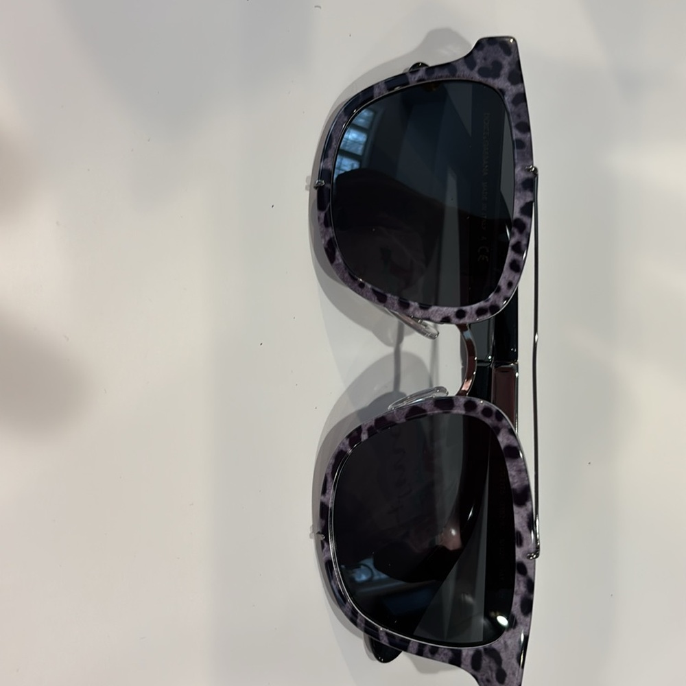 Dolce & Gabbana Leopard Print Sunglasses